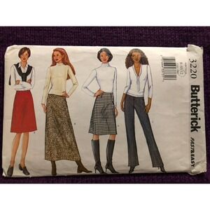 Butterick Pattern 3220 skirt pant sz 8 10 12